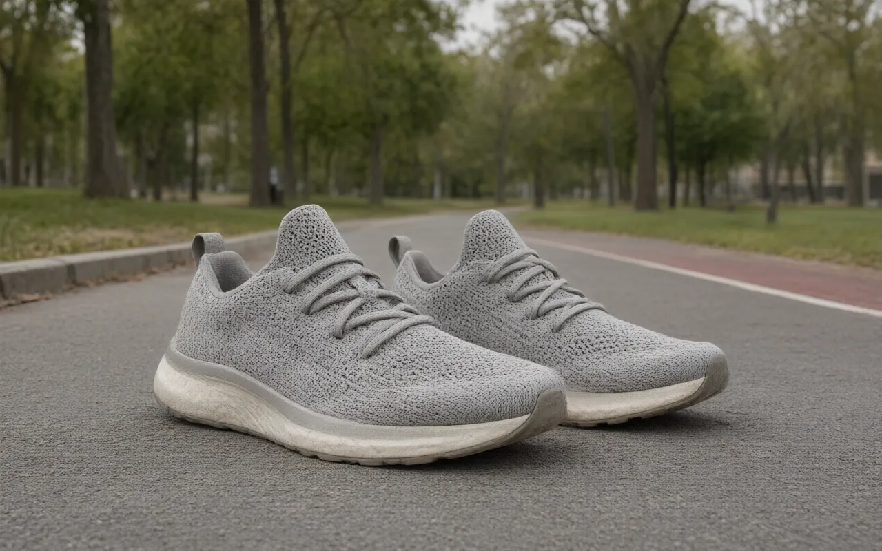 The Pacefold Daily on a park path