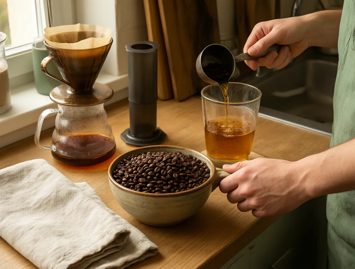Beans from the Sumatran origin