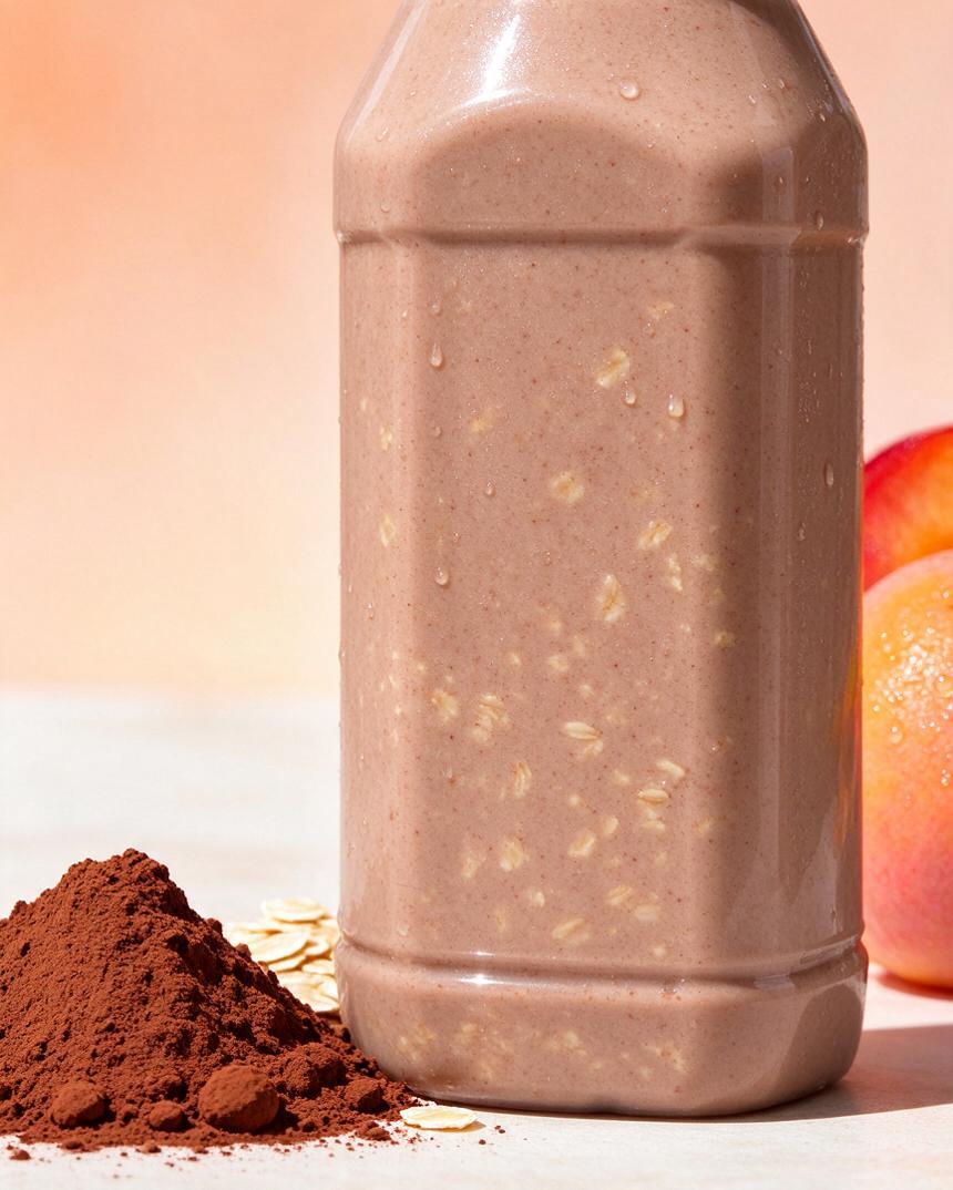 Chocolate oat protein shake